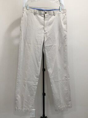 BROOKS BROTHERS Light Beige Lightweight Advantage Chino Clark Dress Pant